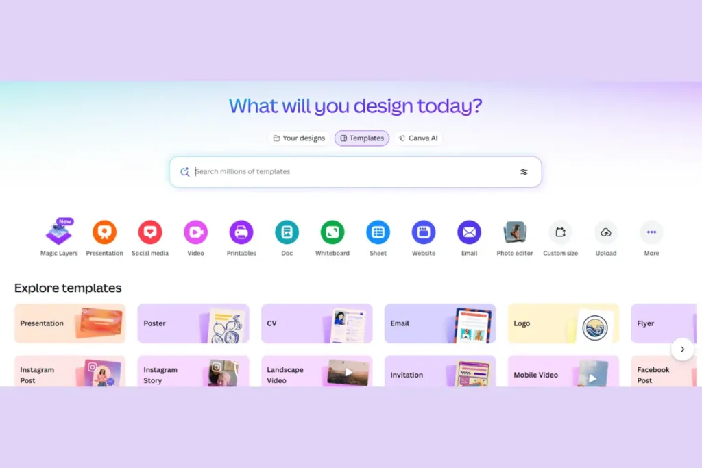 editing image or text on canva 