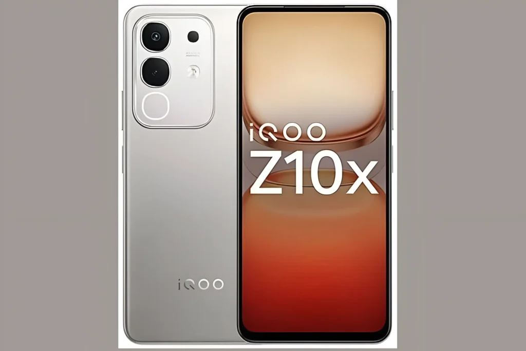 iQOO Z10x 5G showcasing design and features (image used for illustration purposes only)